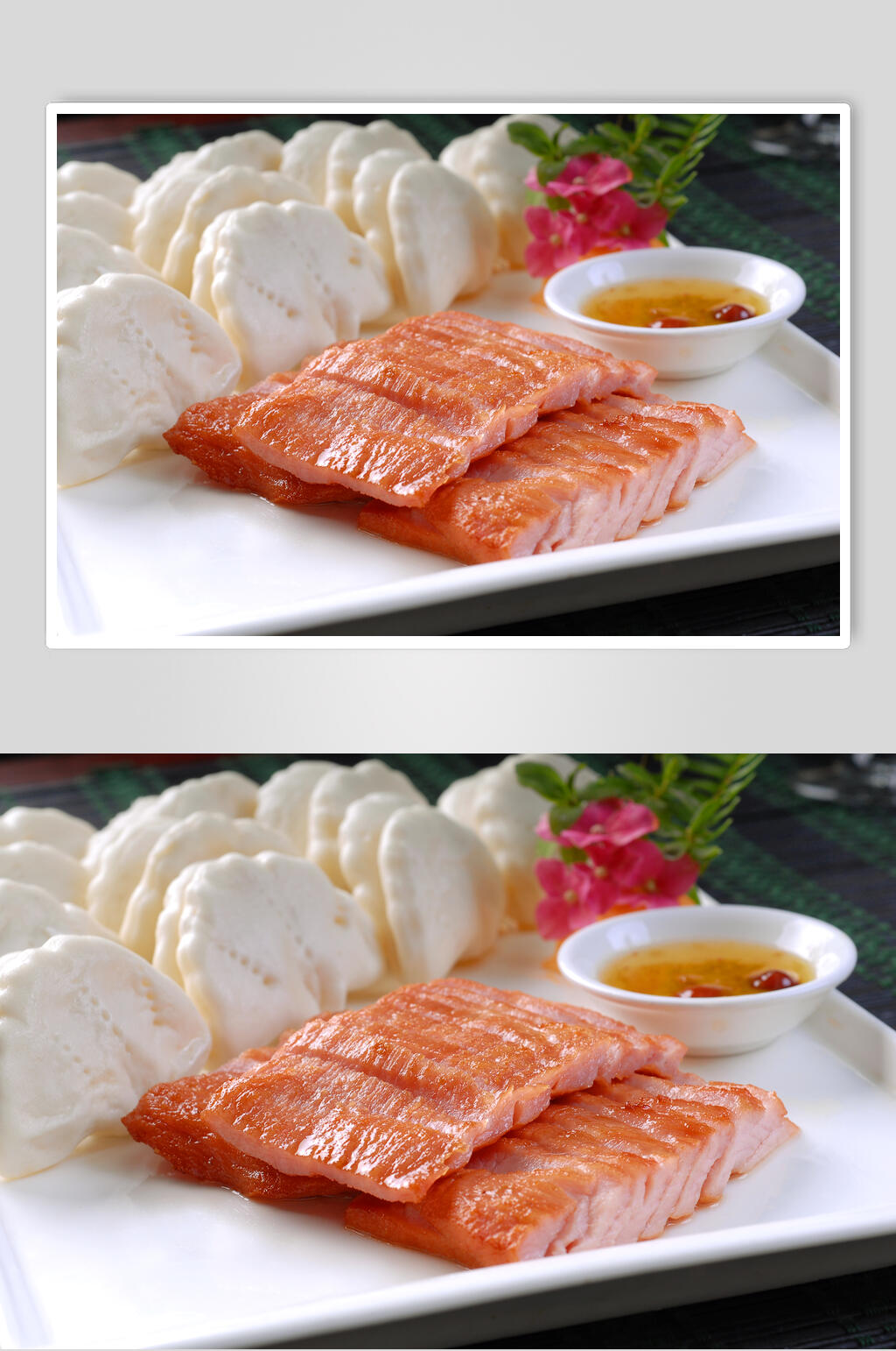 菏饼烤肉脯食品高清图片素材