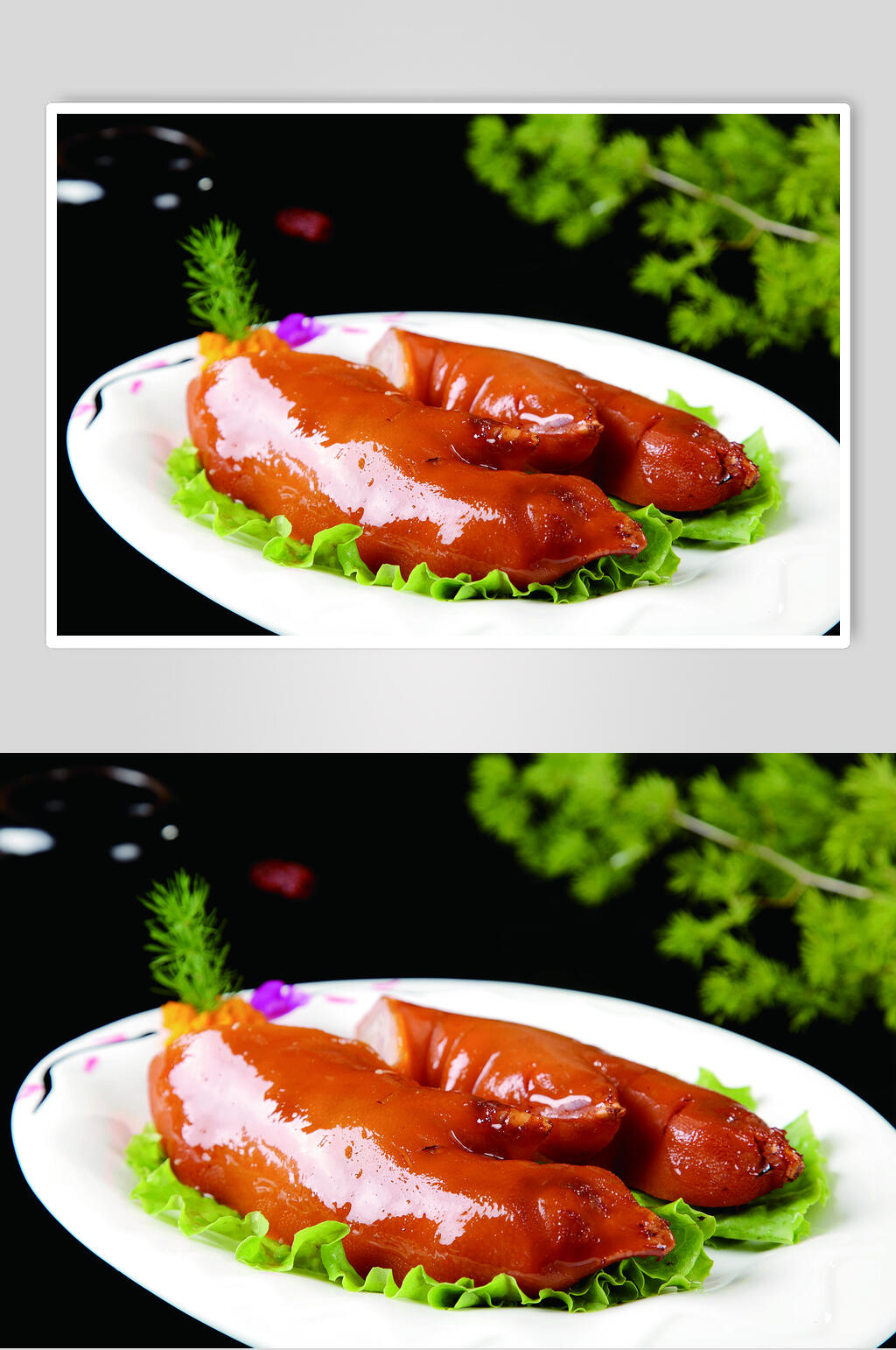 金牌酱猪手餐饮食品图片素材