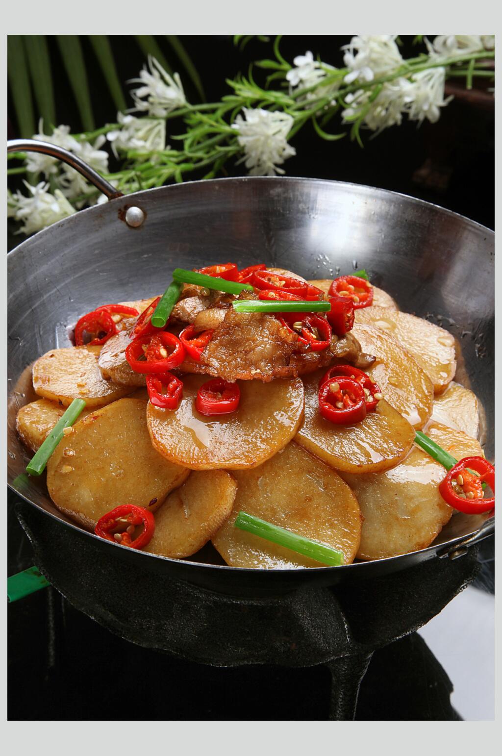 干锅土豆片元餐饮摄影图片素材