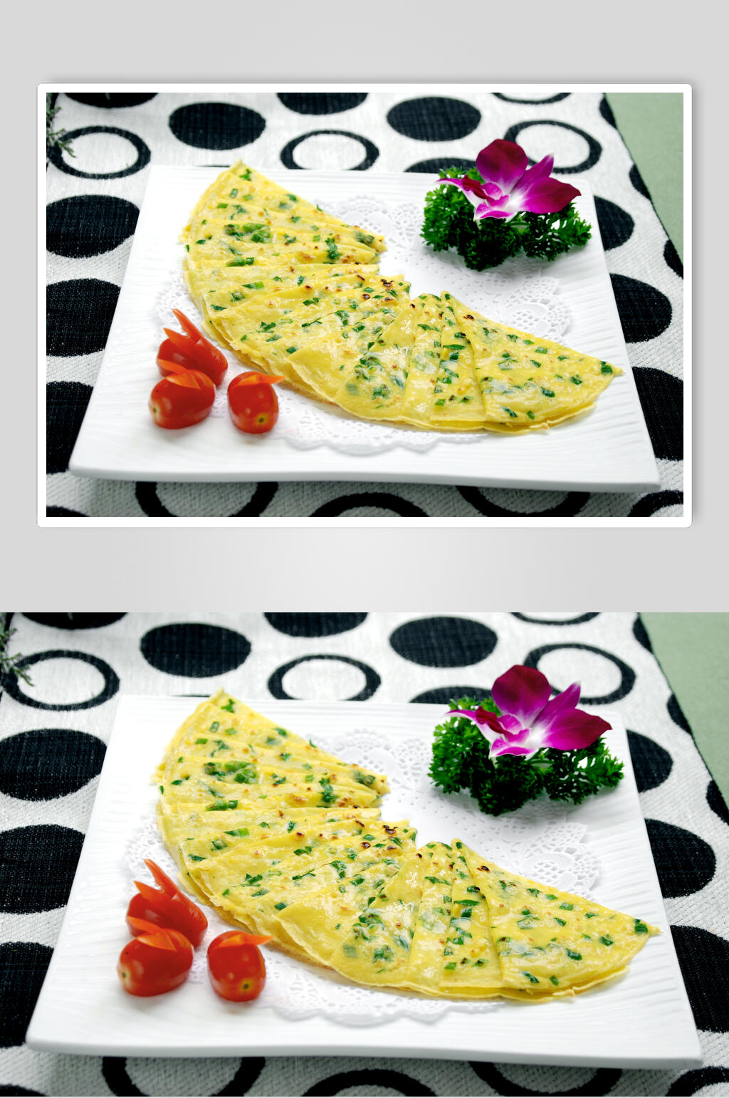 美味养生野菜饼食品图片素材