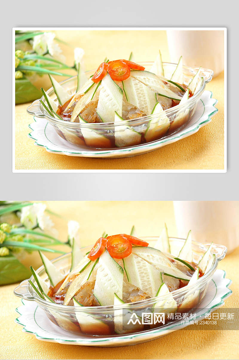脆瓜海蜇头食品图片素材