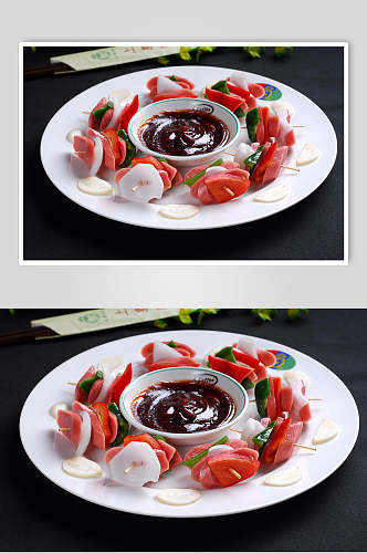小吃台湾香肠食物摄影图片