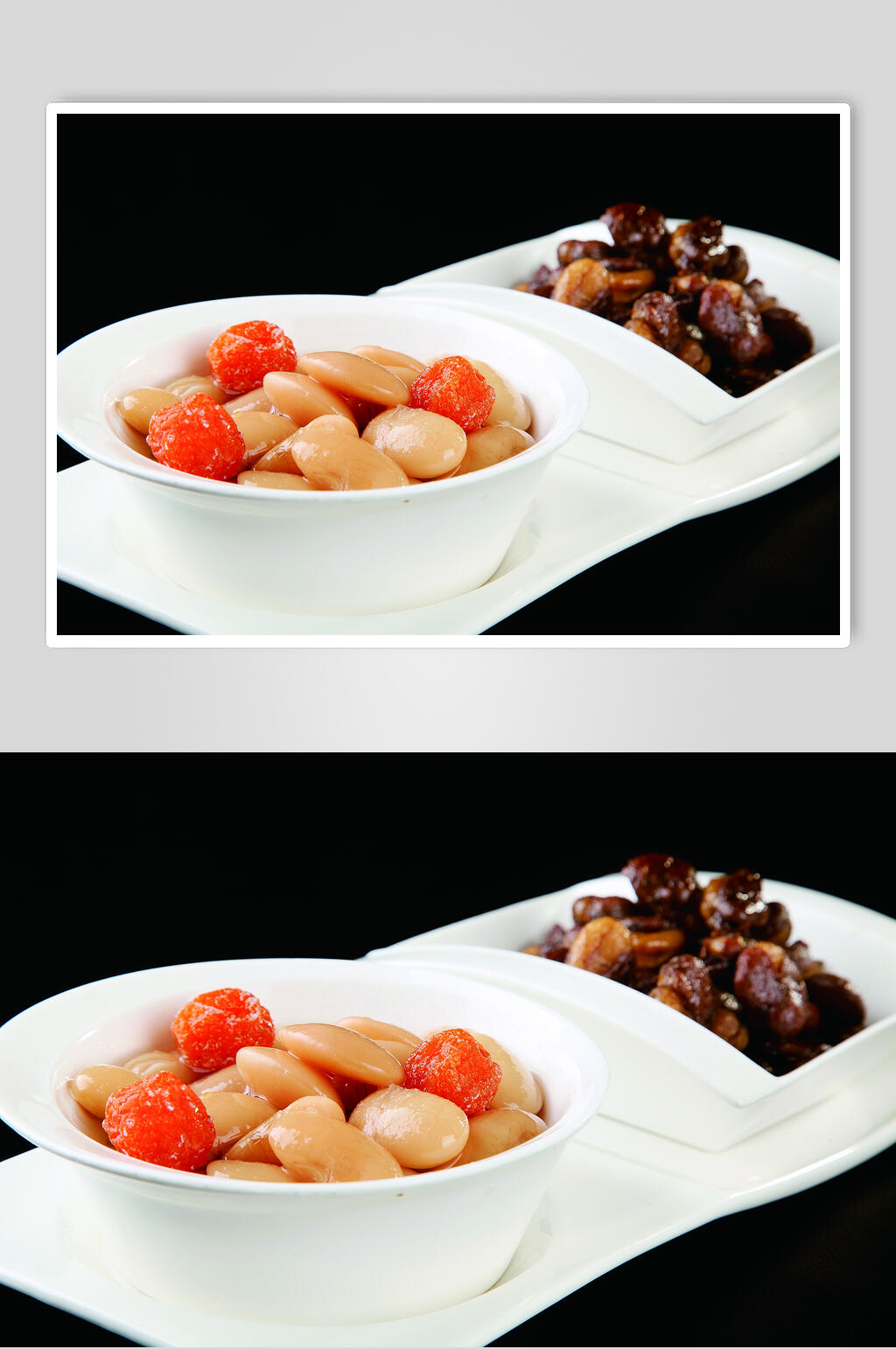 双色酒香芸豆美食图片素材