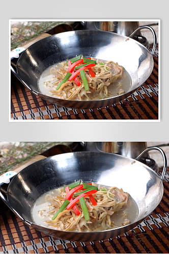 湘菜明笋烩墨鱼食品图片