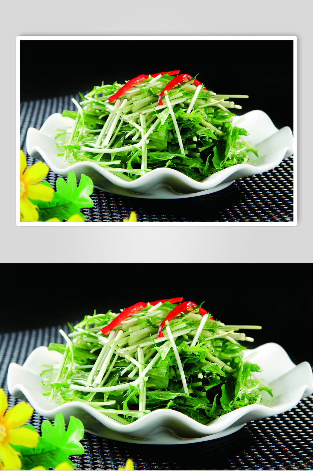 鲜香冷炝水晶菜图片素材