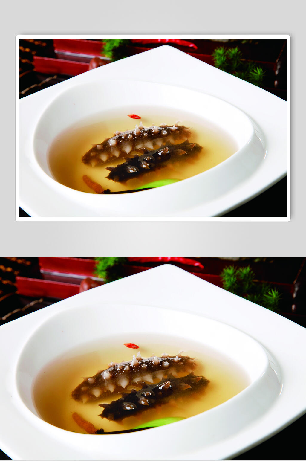 招牌虫草炖辽参图片素材