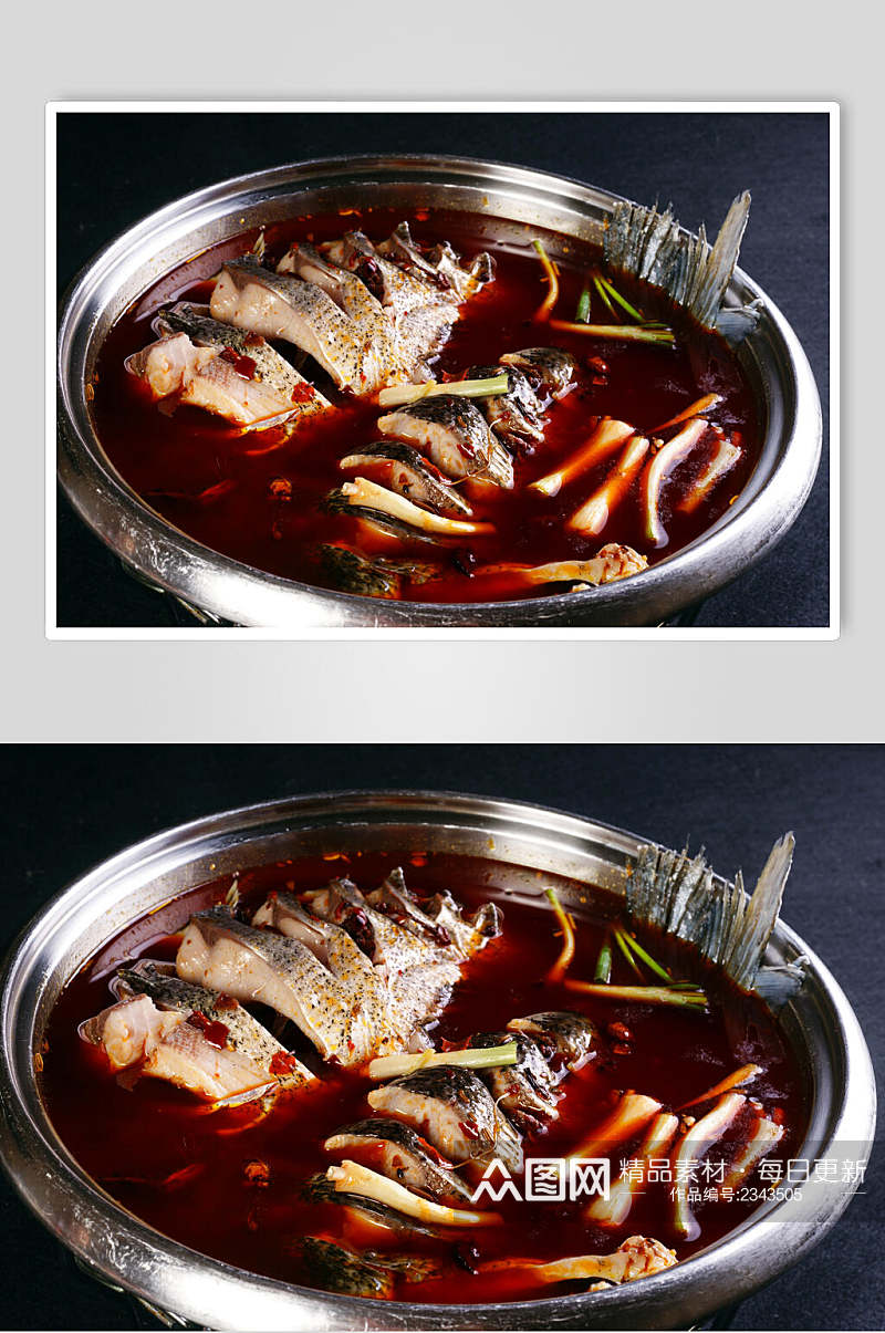 飘香火锅鱼食物高清图片素材