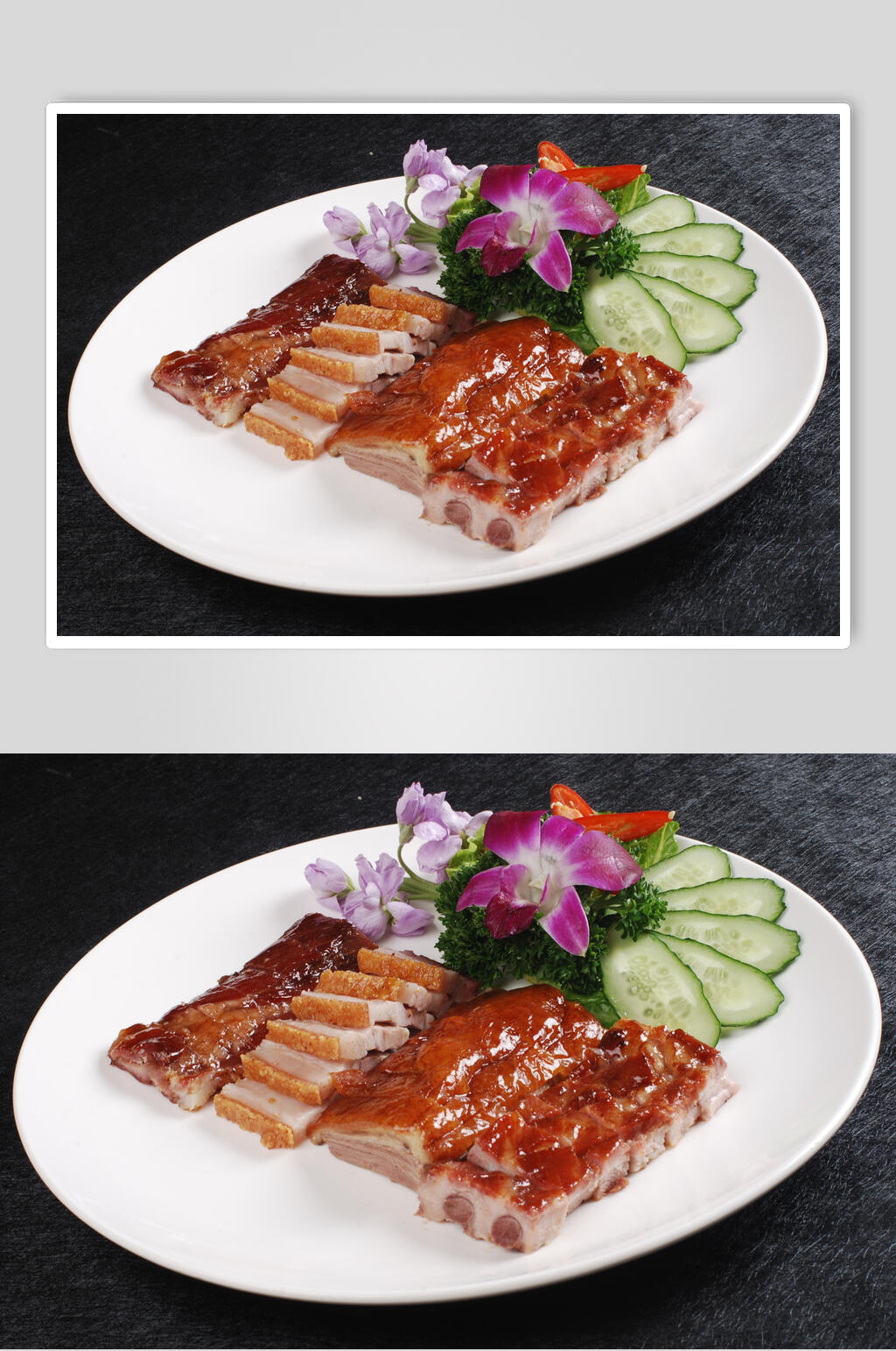 粤式烧味拼盘美食图片素材