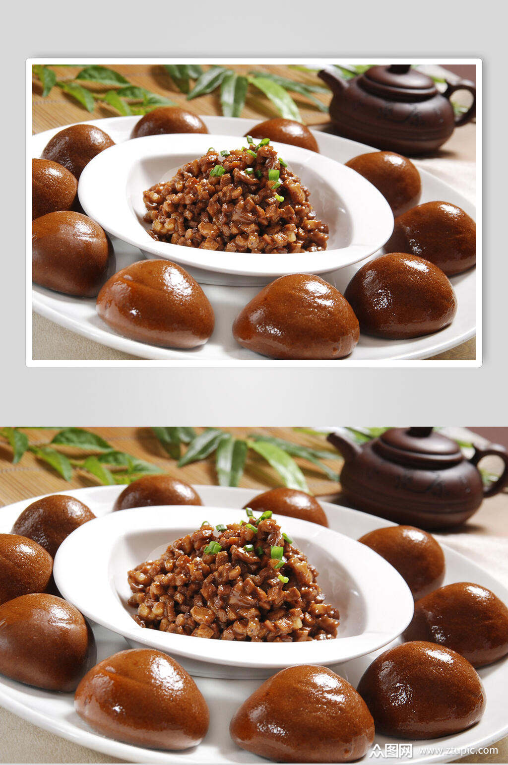 肉酱杂粮包高清图片素材