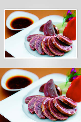香草牛肉食物摄影图片