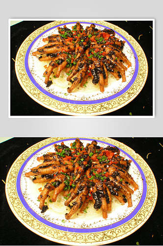 炸虾炒菜家常菜食品图片
