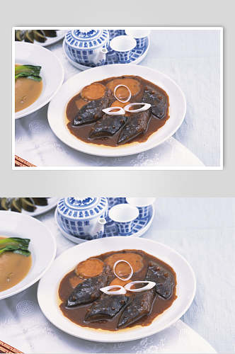 鲜香海参食物高清图片