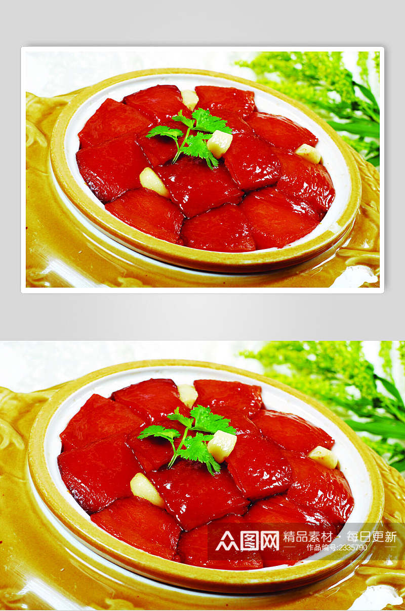 毛氏红烧肉大菜食品图片素材