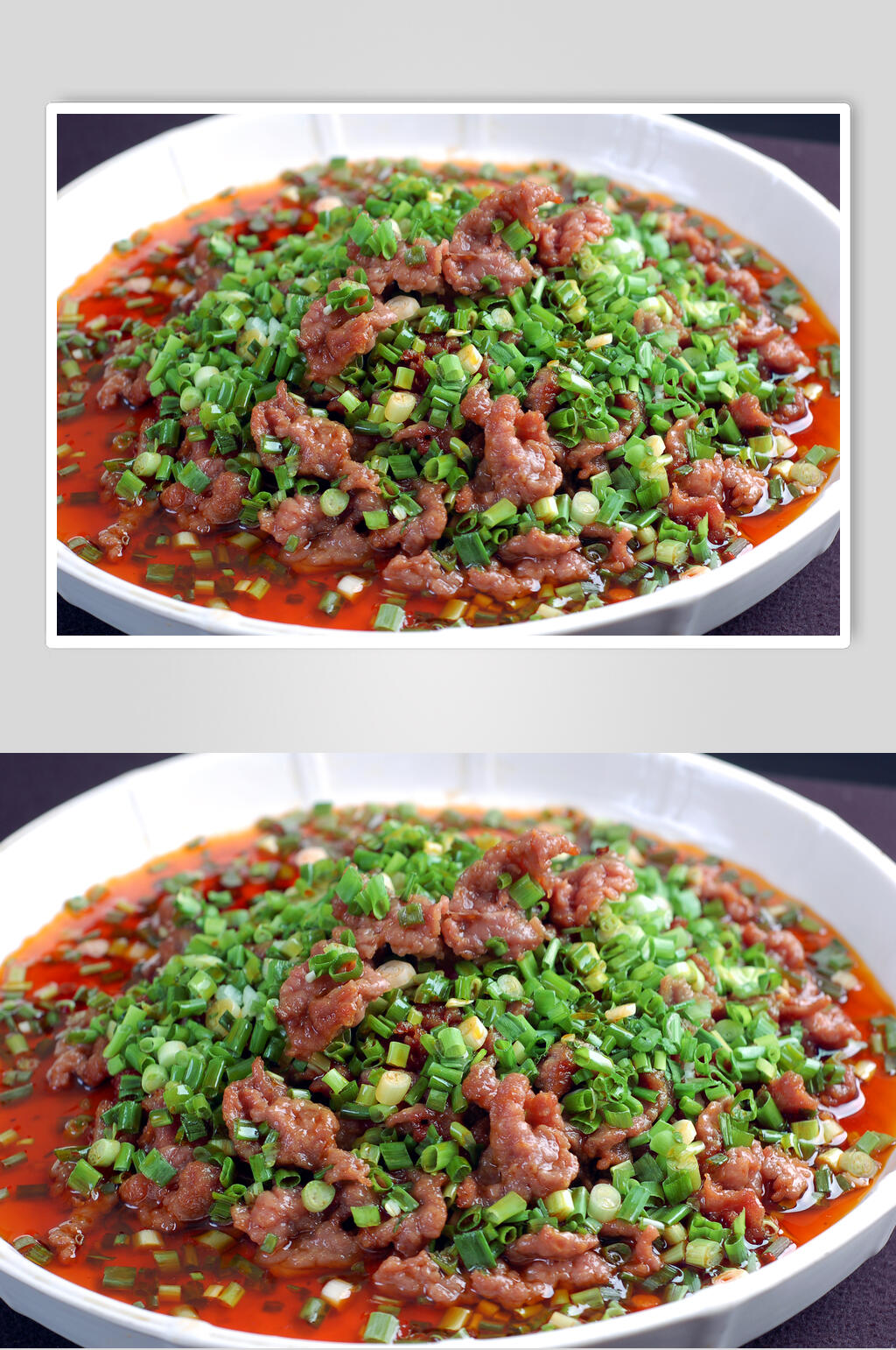 香浓美味葱香牛柳食物高清图片素材