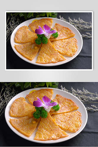 招牌玉米煎饼食物图片