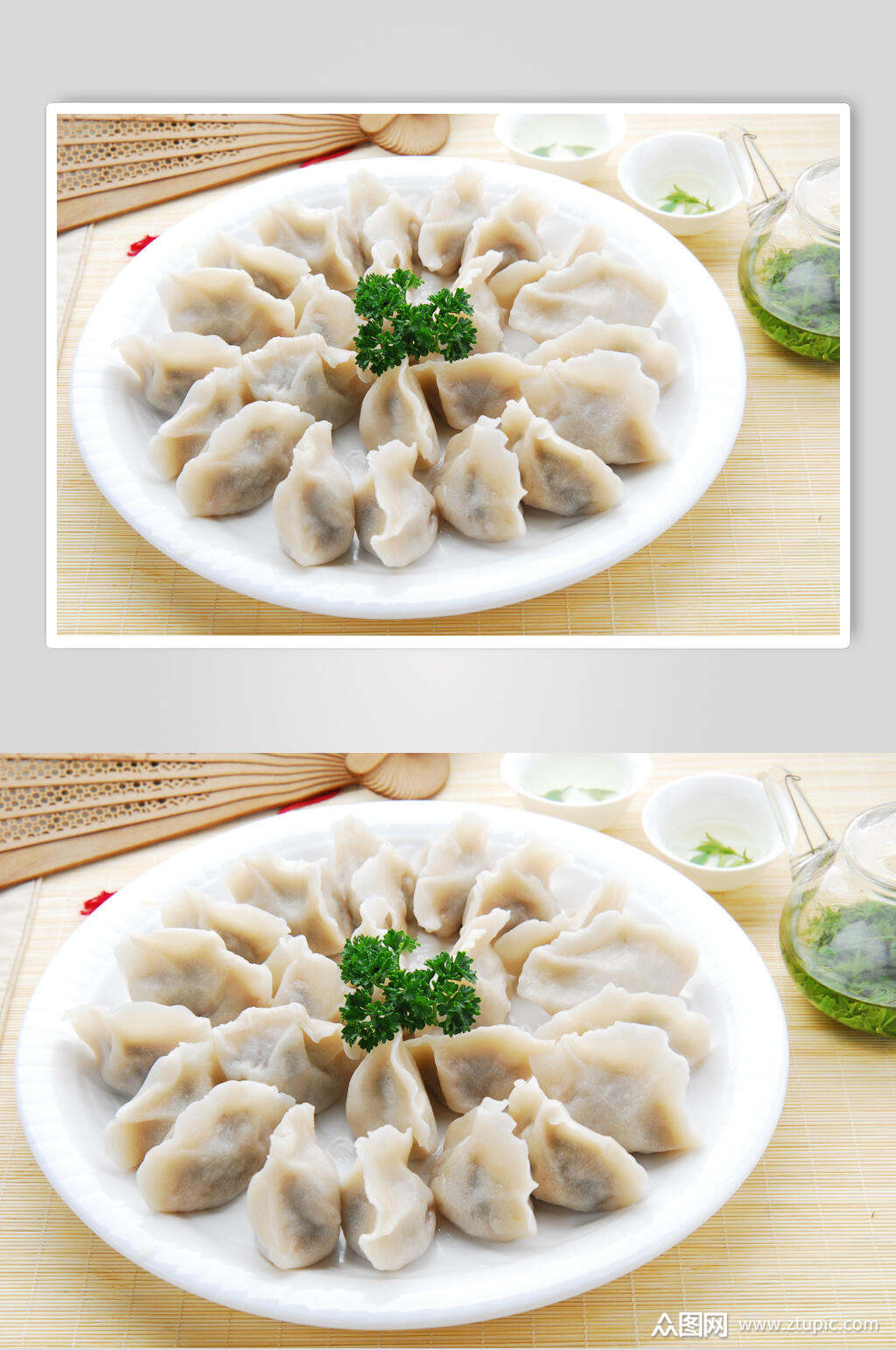 新鲜美味水饺图片素材