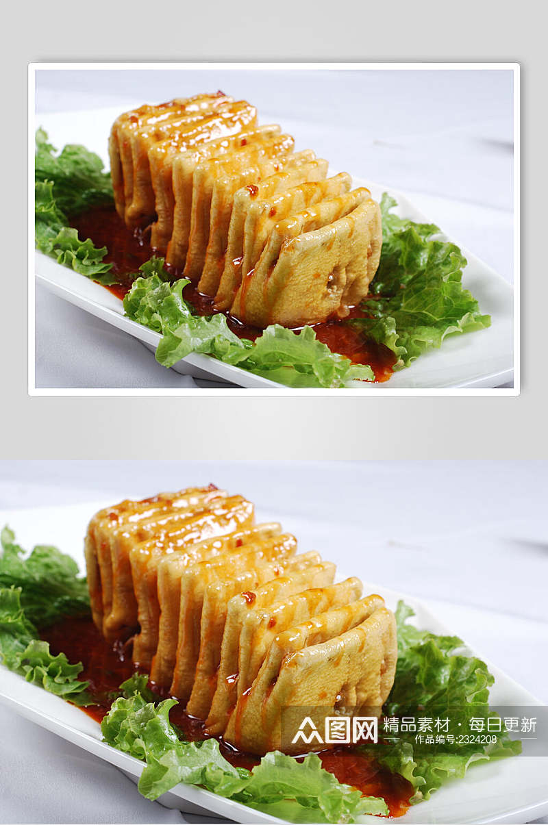酥焖茄王食物摄影图片素材