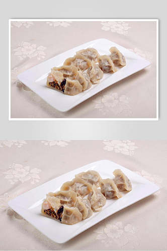 美味饺子食物图片