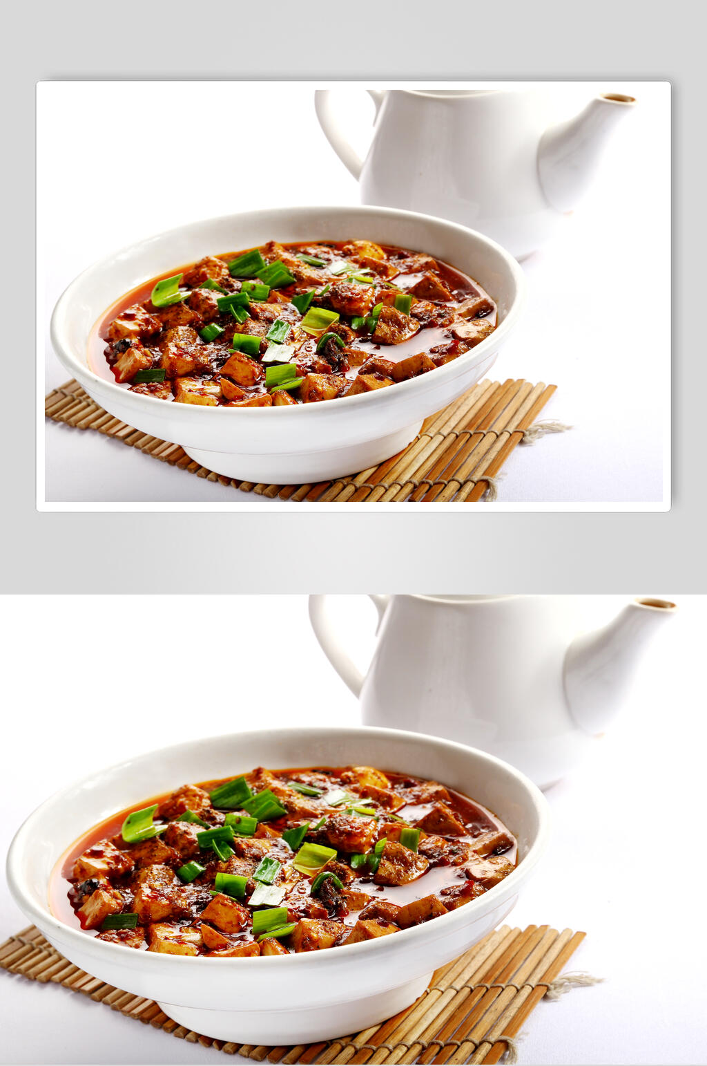 特色家常菜麻婆豆腐食物高清图片素材