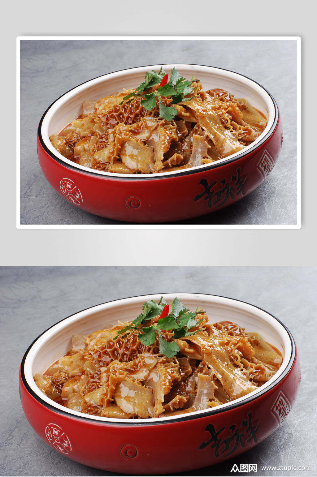 豆皮涮牛肚份食物高清图片素材