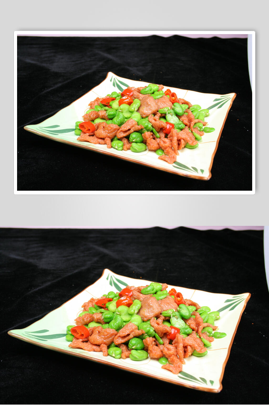 青椒炒肉家常菜高清图片素材
