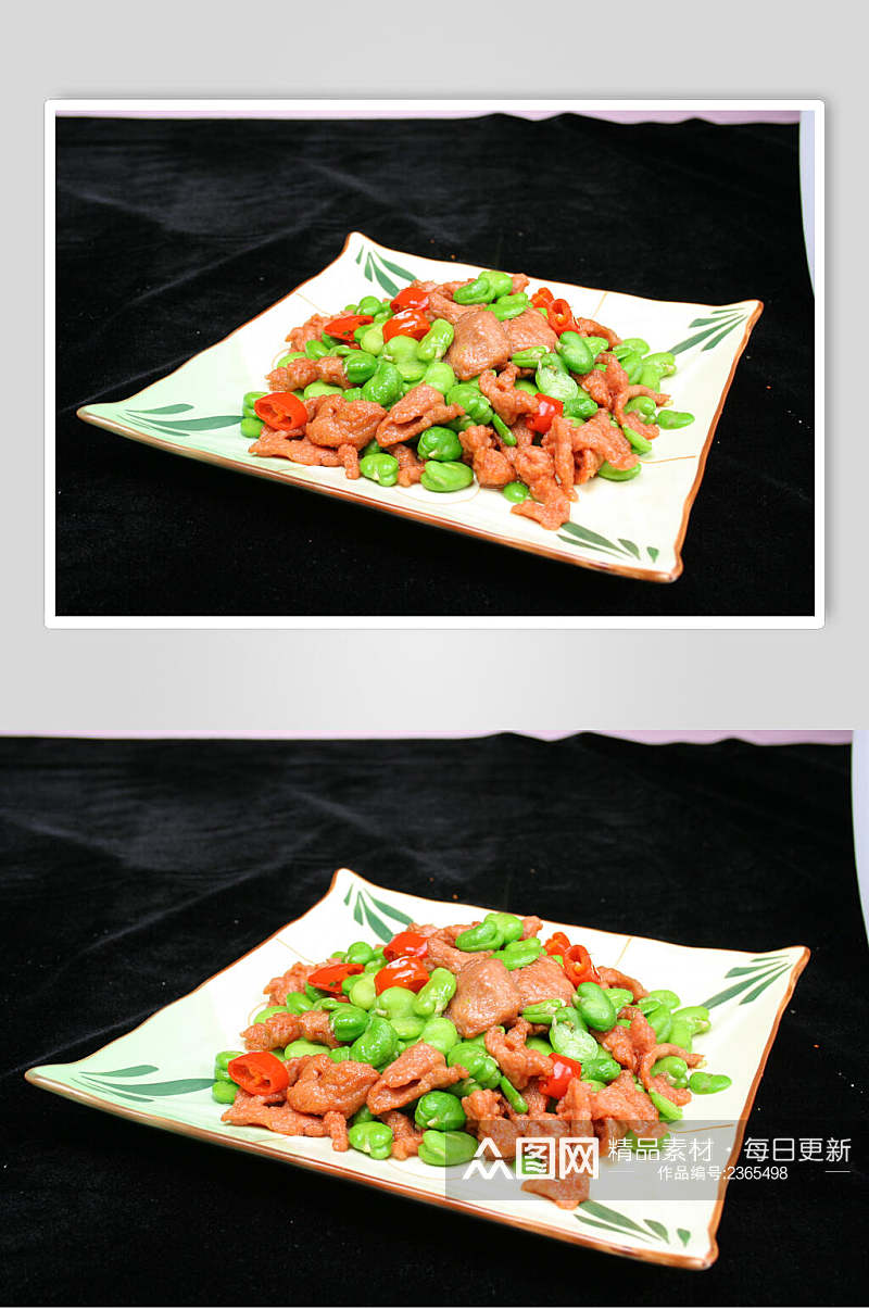 青椒炒肉家常菜高清图片素材
