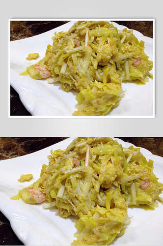 韭黄炒蛋食品图片