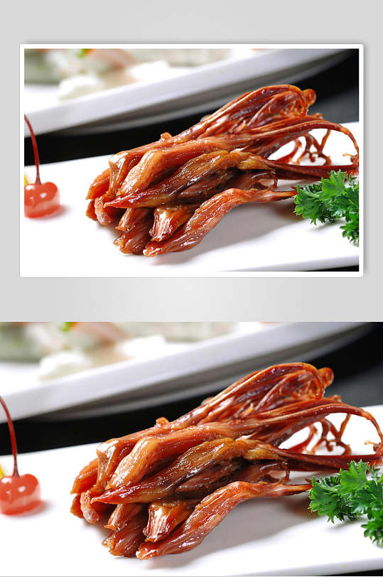 精品酱香鸭舌食品高清图片