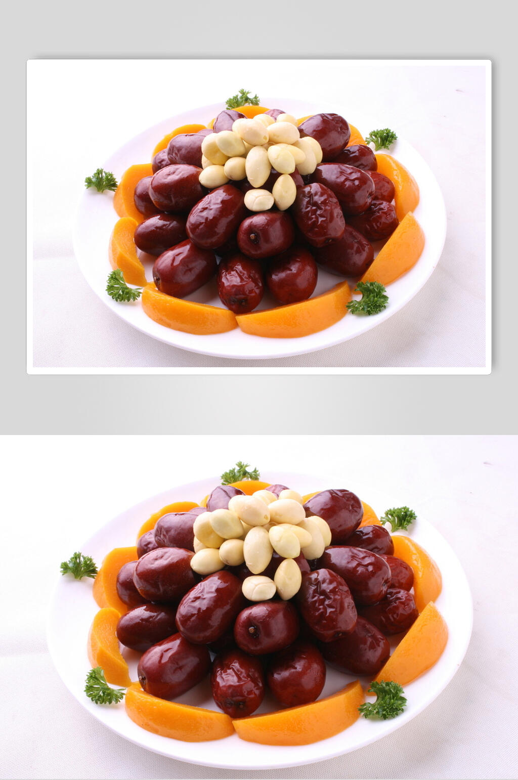 蜜汁三拼食品高清图片素材