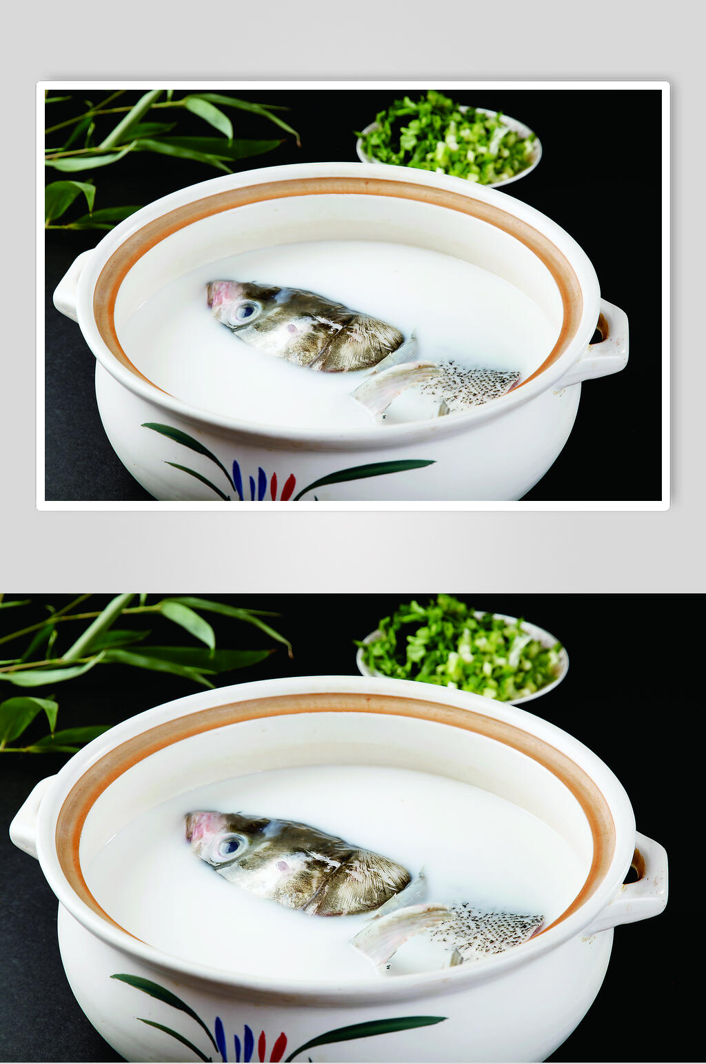 天目湖砂锅鱼头图片素材