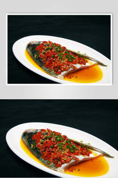 飘香剁椒鱼头食物图片