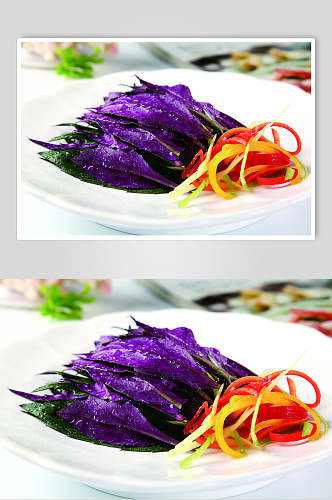 天香紫贝葵食品摄影图片