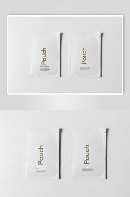 简约时尚食品自封袋样机