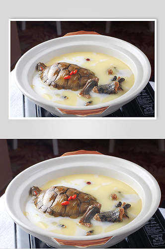 边炉系列边炉龟蛇锅食品图片