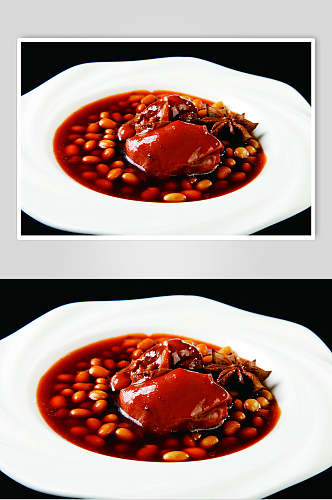 腊八豆煨猪蹄餐饮食品图片