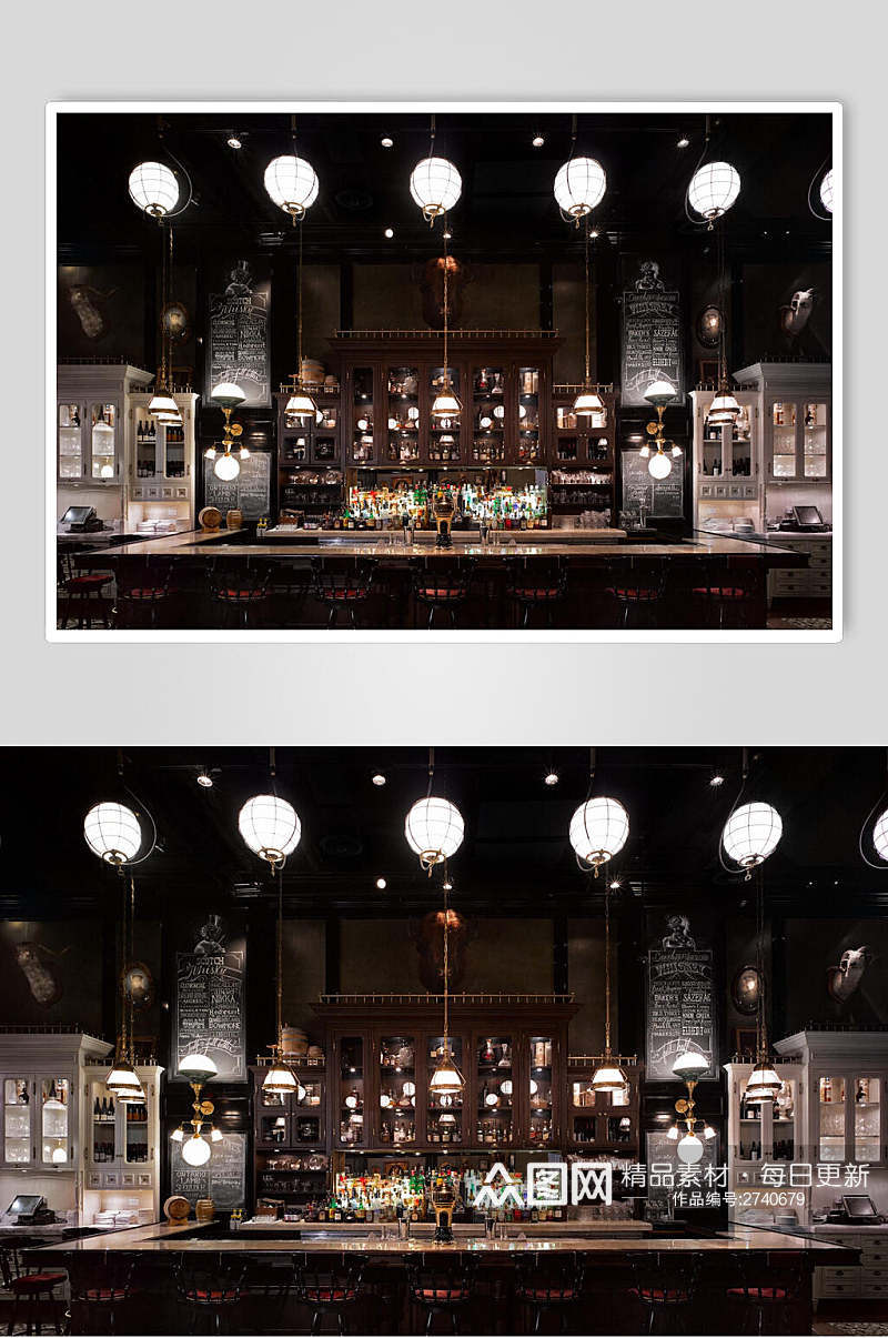 时尚大气商业餐厅摄影图片素材
