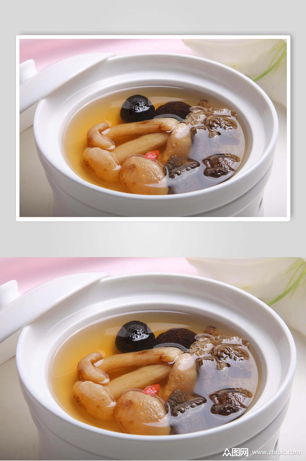 美味极品菌皇汤每位高清图片素材