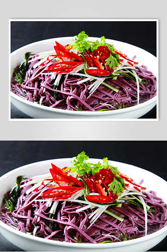 美味紫薯面食品高清图片