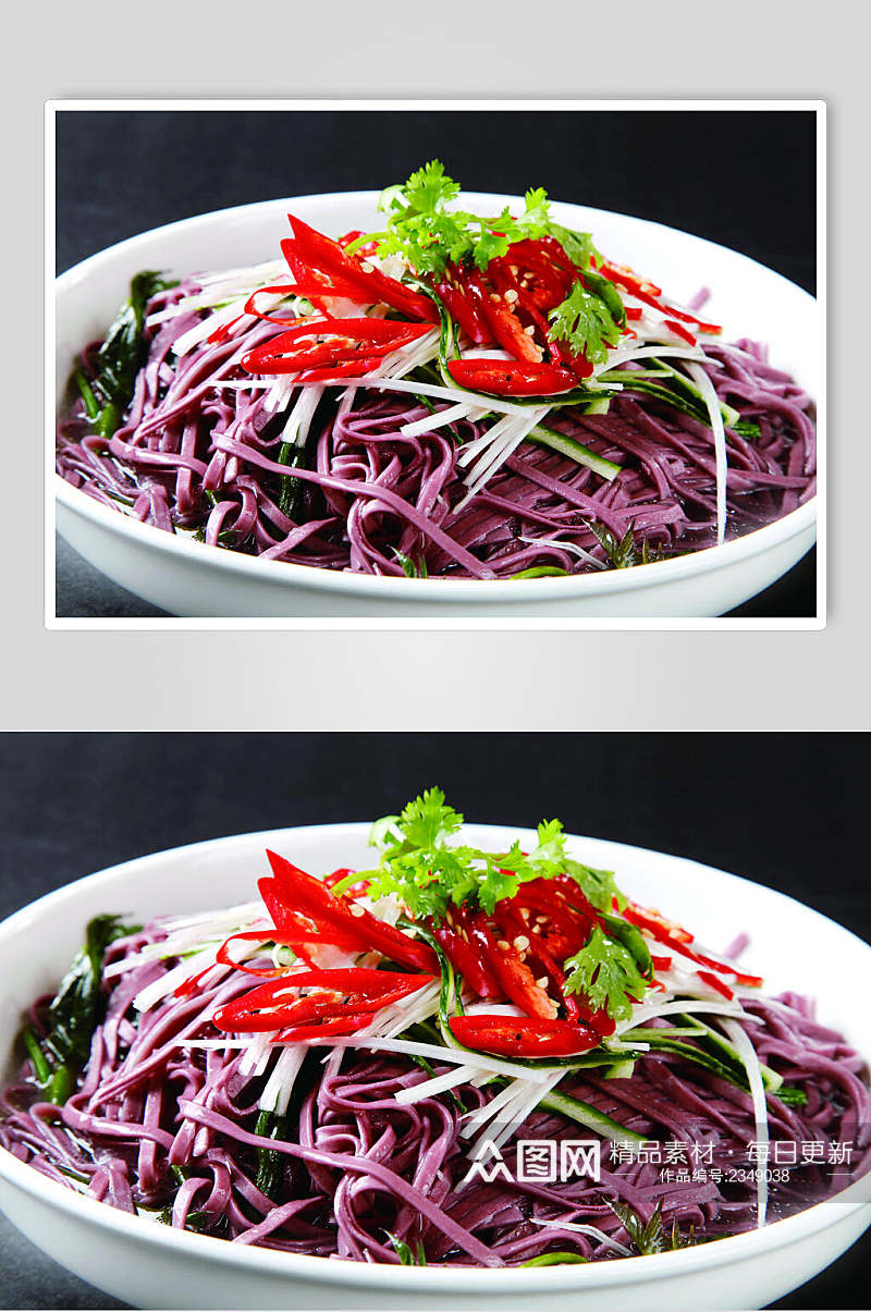 美味紫薯面食品高清图片素材