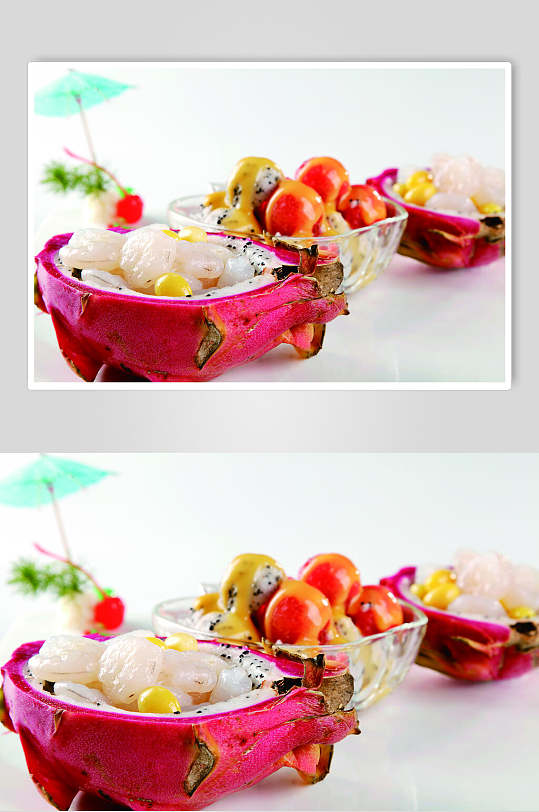 西式水晶虾餐饮食品图片
