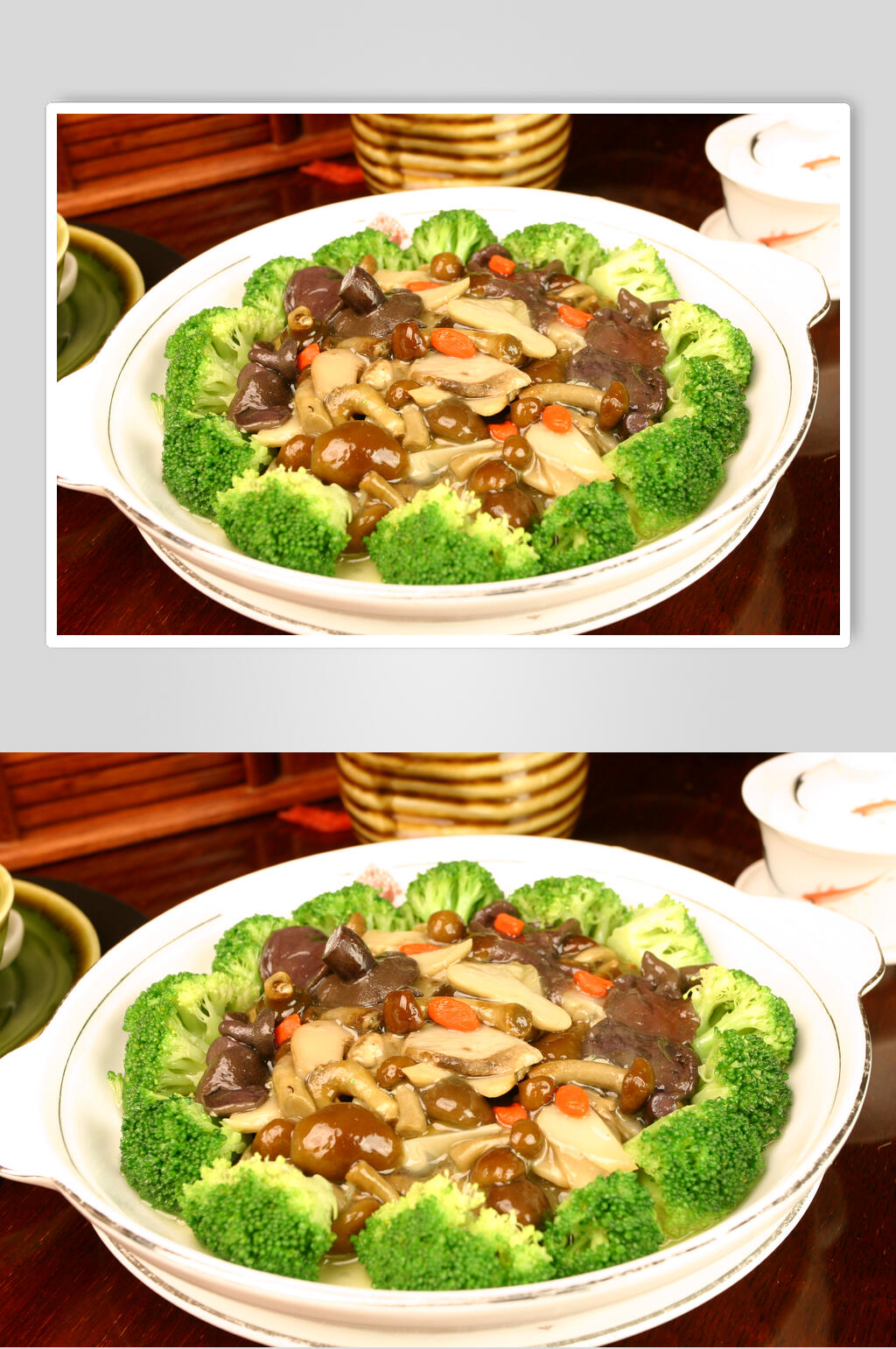 西蓝花家常菜食物摄影图片素材