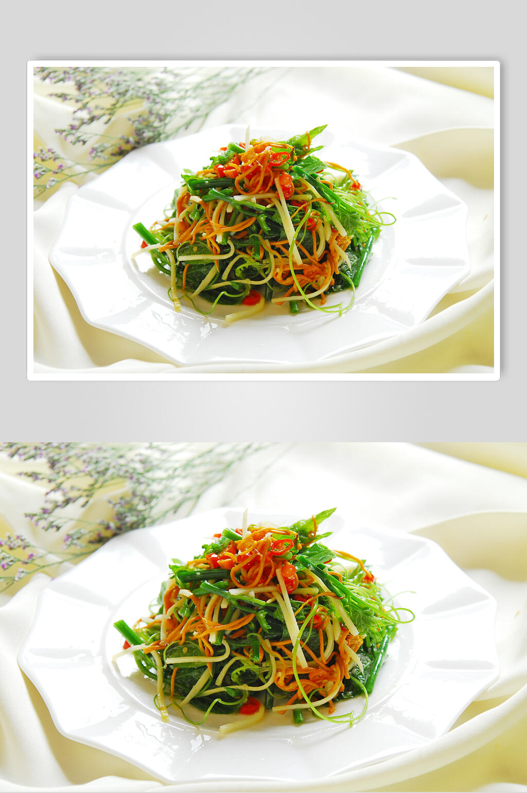 龙须虫草花图片素材