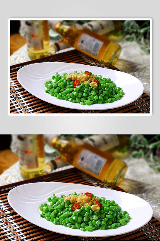 素肉松长豆餐饮摄影图片