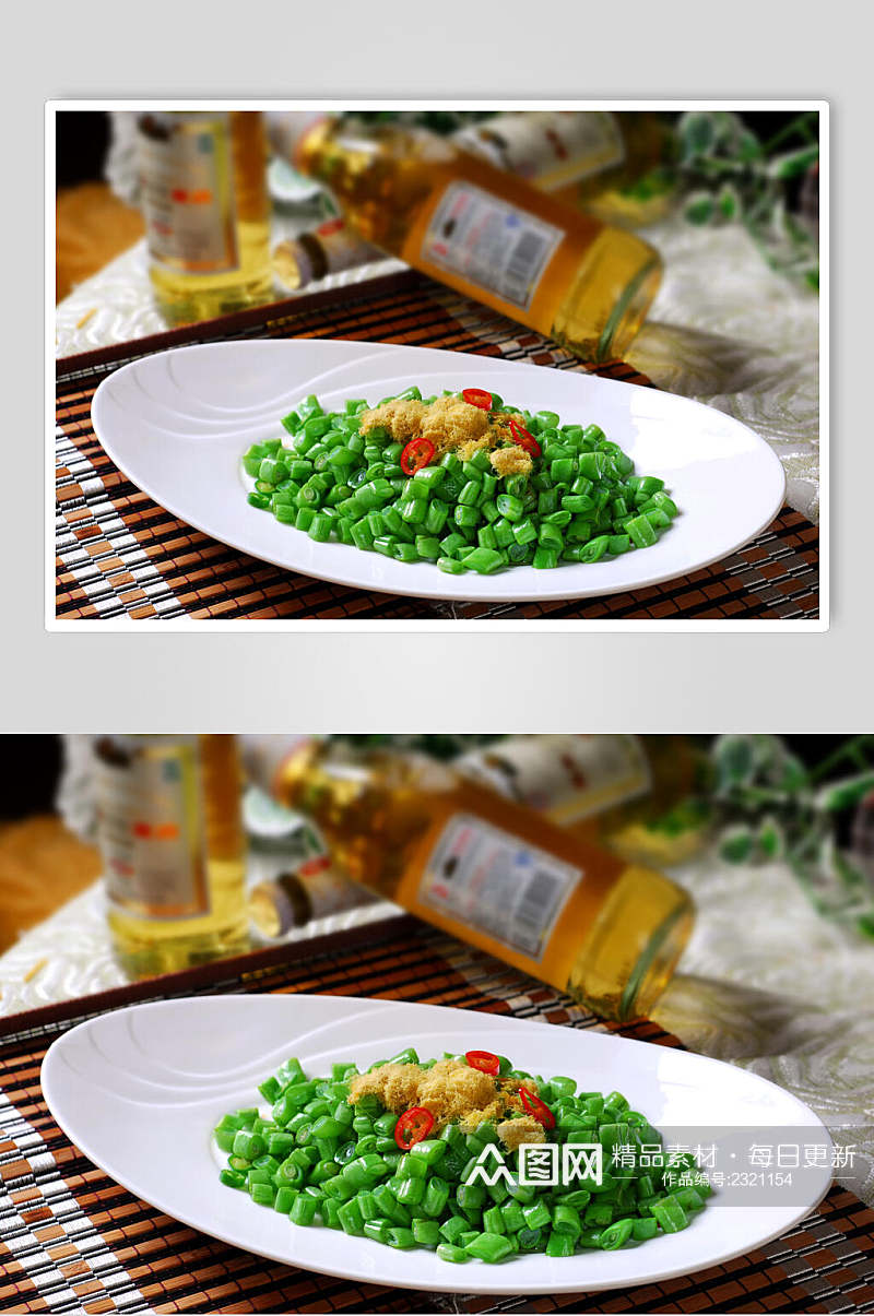 素肉松长豆餐饮摄影图片素材