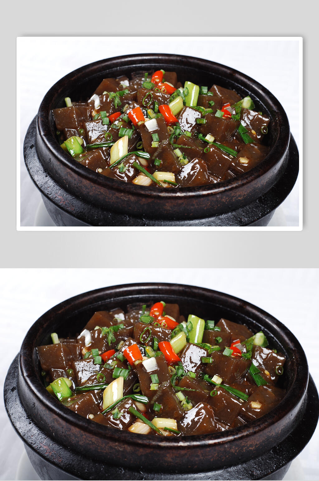 香辣美味石锅凉粉图片素材