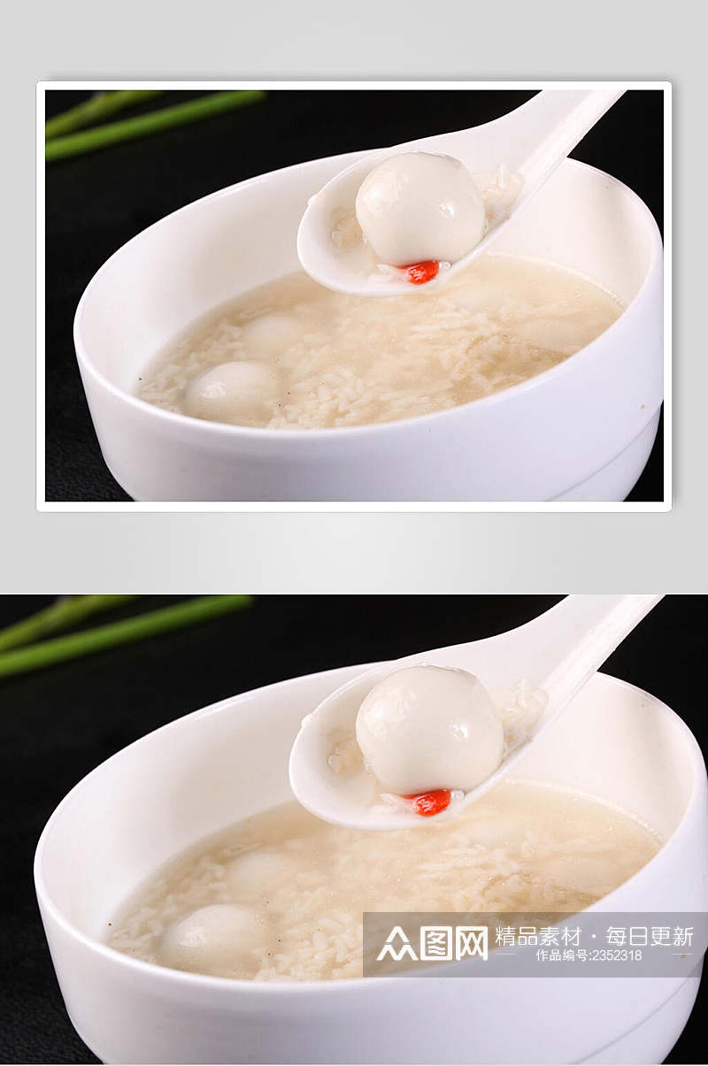 米酒汤圆食品摄影图片素材