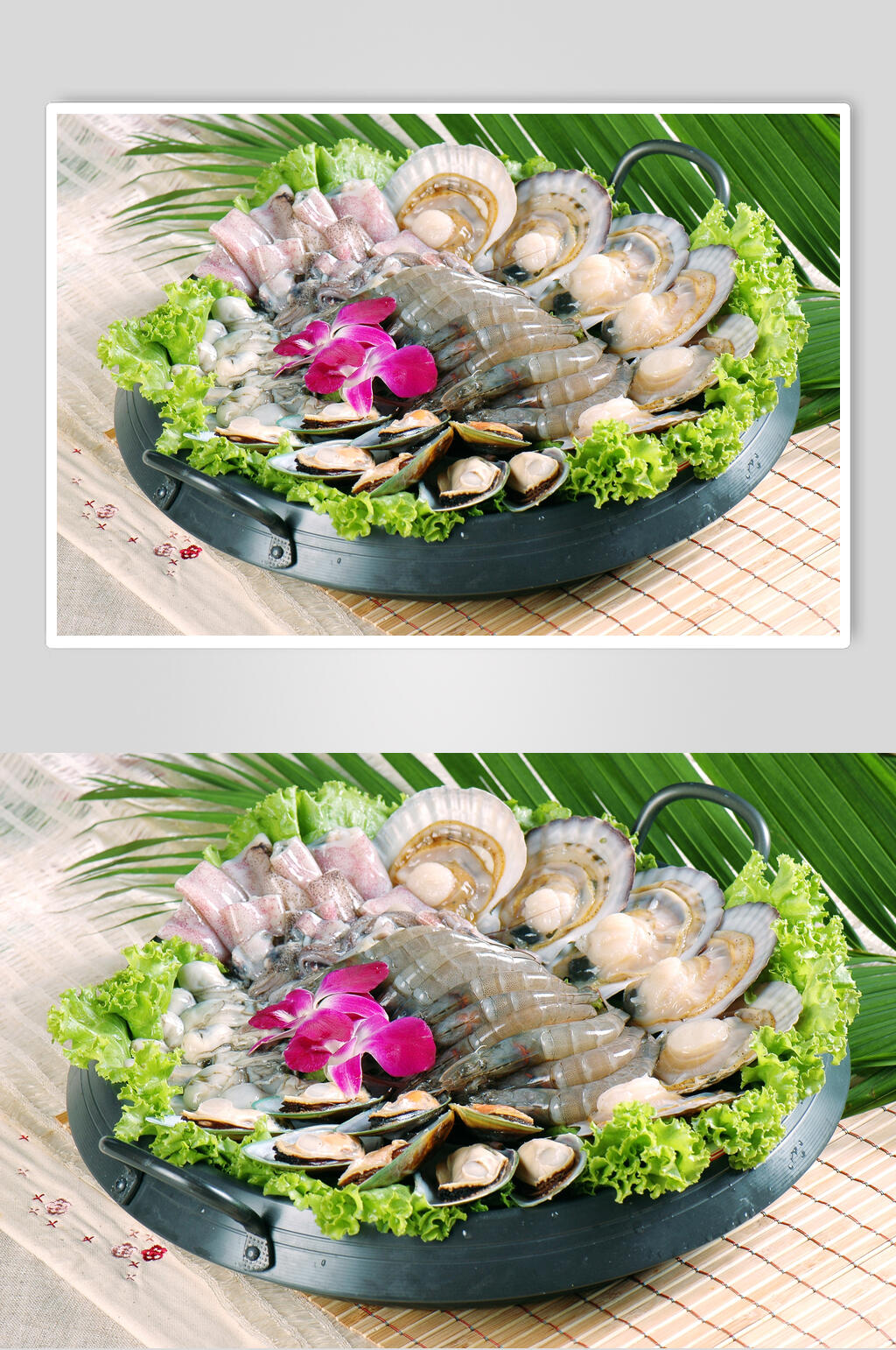 美味海鲜刺身拼盘食物高清图片素材