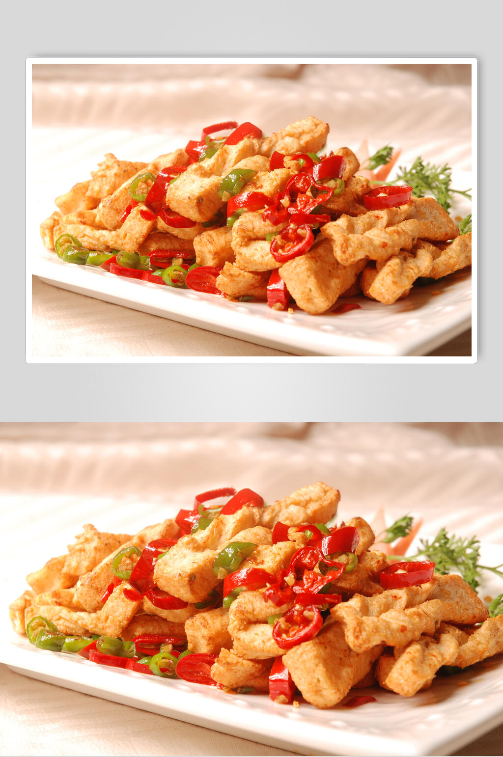 椒香香豆腐图片食物高清图片素材