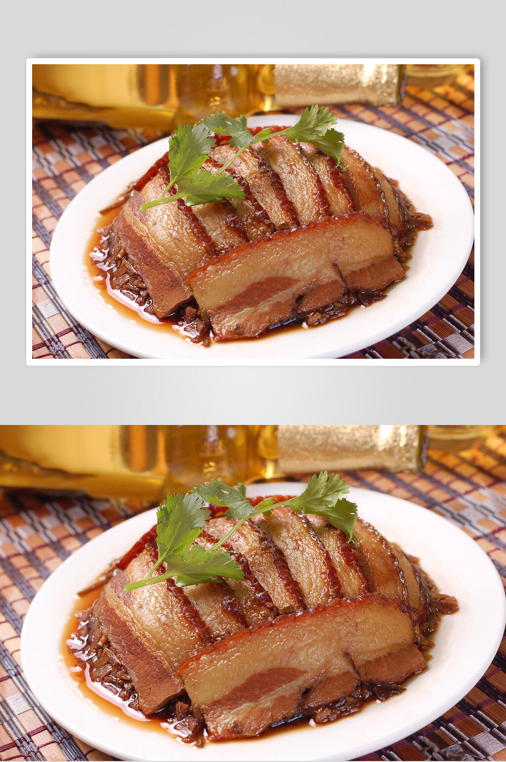 蒸菜农家咸烧白食品摄影图片素材
