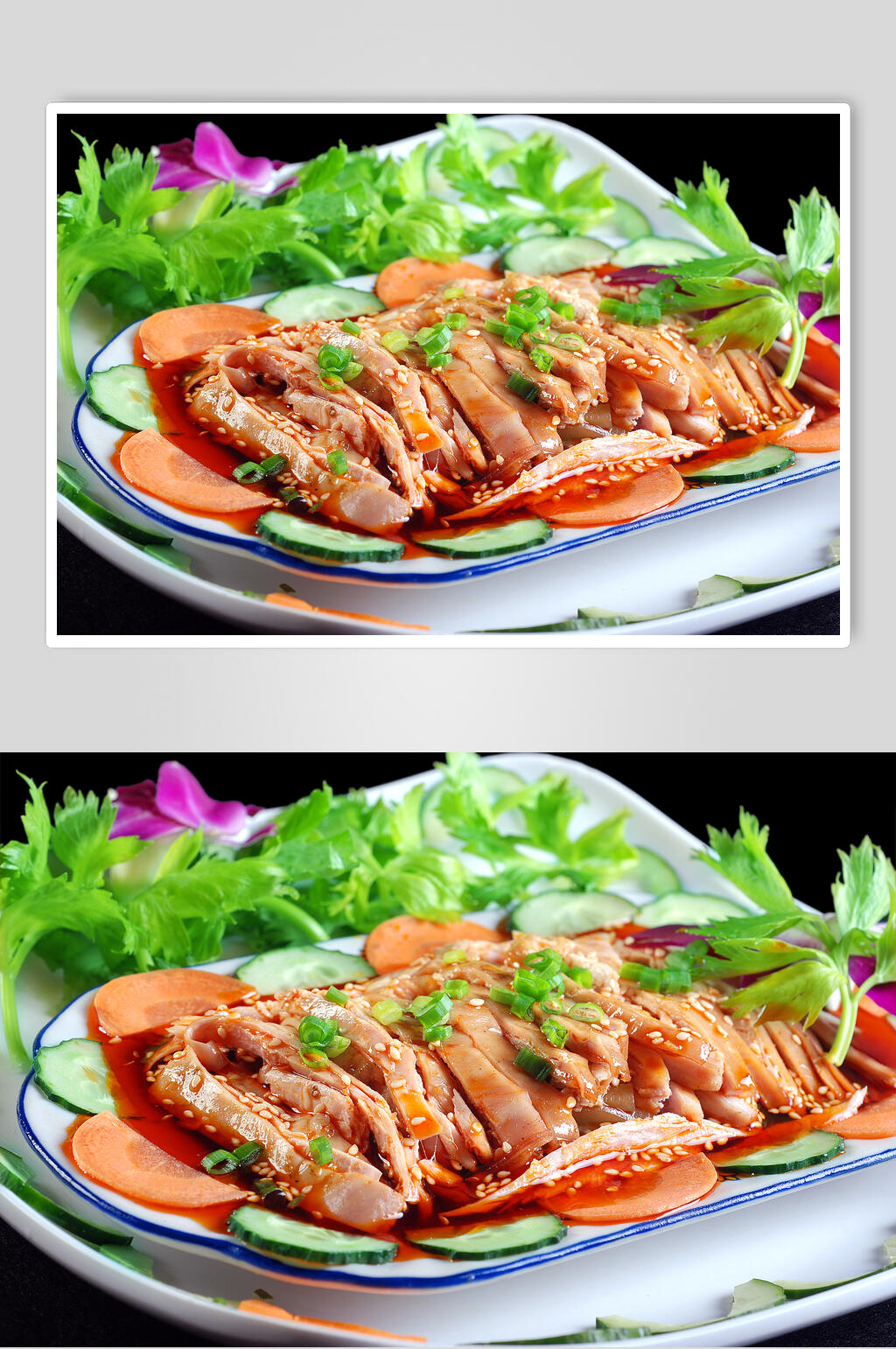 招牌美味鲜香兔丝图片素材